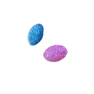 Äggformade glitterbollar m pingla