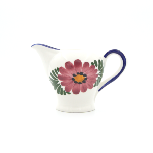 Mjölkkanna med handmålad blomma