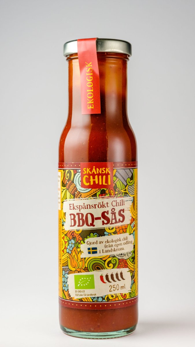 Ekspånsrökt Chili BBQ-sås, 250 ml EKO