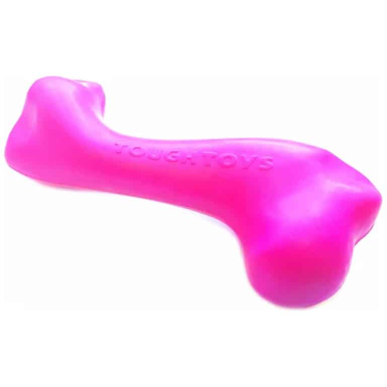 Tough Toys Hårdgummiben – mixade färger - Bild 3