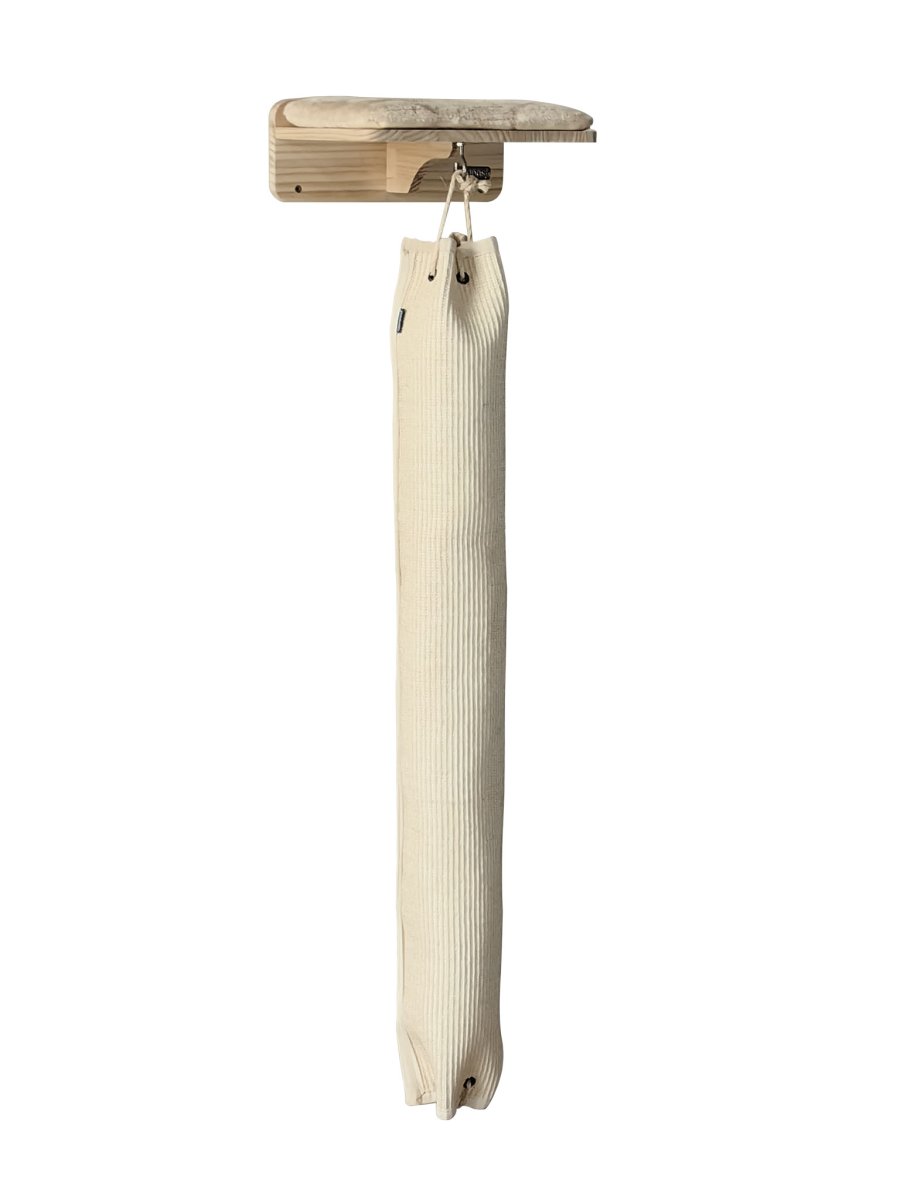 Klättersäck i sisal med vägghylla och plyschkudde - Bild 3