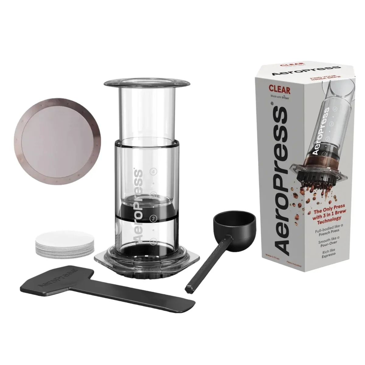 Aeropress Clear + Stålfilter S - Bild 2