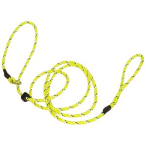 Retrieverkoppel med reflex 180cm – Gul