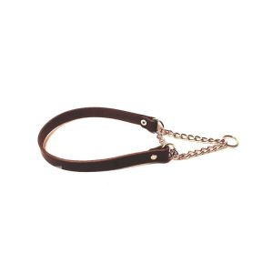 Alac – Halvstryp – Brunt läder – 60cm